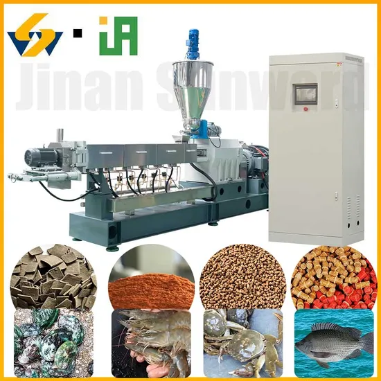 Linha de produção de alimentação de camarão para extrusora de tilápia com suporte técnico de longo prazo