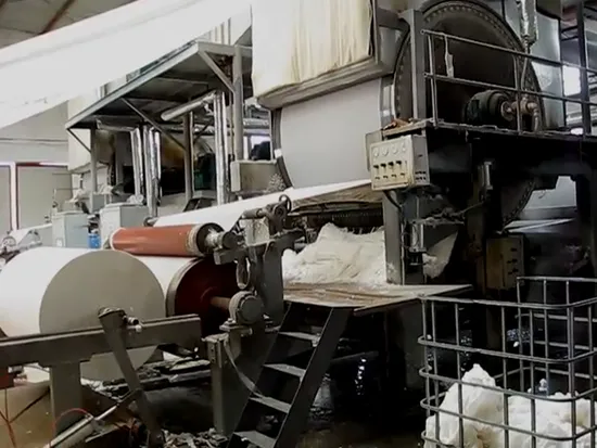 Fabricação de fábrica de papel Palha de arroz Madeira Resíduos de papel de bambu Reciclar polpa Rolo de papel pai Guardanapo facial Lenço de cozinha Máquina de fazer papel higiênico